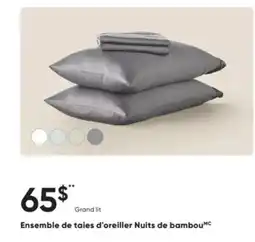 Dormez Vous Ensemble de taies d'oreiller Nuits de bambou offer