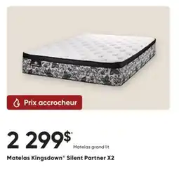 Dormez Vous Matelas Kingsdown Silent Partner X2 offer