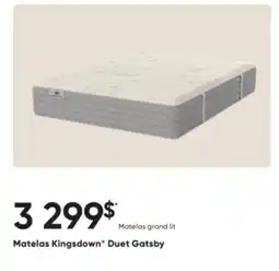 Dormez Vous Matelas Kingsdown Duet Gatsby offer