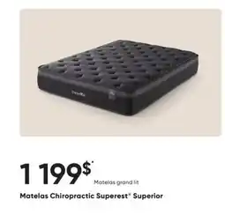 Dormez Vous Matelas Chiropractic Superest Superior offer