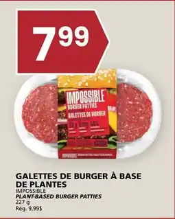 Rachelle-Bery Grocery IMPOSSIBLE PLANT-BASED BURGER PATTIES offer