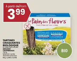 Rachelle-Bery Grocery LE PAIN DES FLEURS ORGANIC CRISPBREADS offer