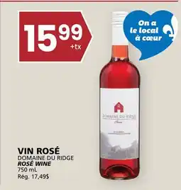 Rachelle-Bery Grocery DOMAINE DU RIDGE ROSÉ WINE offer