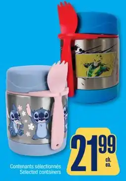 Jean Coutu Selected containers offer