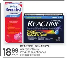Proxim REACTINE, BENADRYL offer