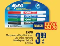 Jean Coutu EXPO Dry erase markers offer
