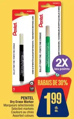 Jean Coutu PENTEL Dry Erase Marker offer