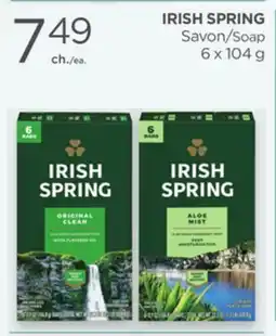 Proxim IRISH SPRING Soap offer
