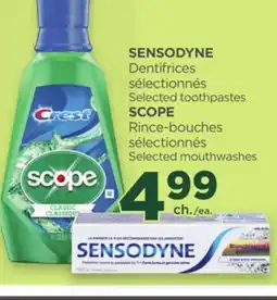 Proxim SENSODYNE Selected toothpastes SCOPE Selected mouthwashes offer