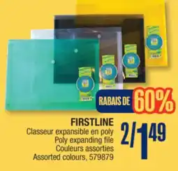 Jean Coutu FIRSTLINE Poly expanding file offer