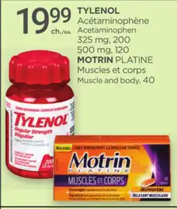 Proxim TYLENOL Acetaminophen MOTRIN PLATINE Muscle and body, 40 offer