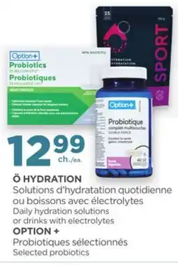 Proxim Ö HYDRATION Daily hydration solutions or drinks with electrolytes OPTION + Selected probiotics offer