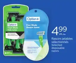 Proxim Selected disposable razors offer