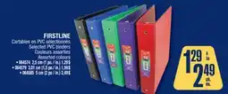 Jean Coutu FIRSTLINE Selected PVC binders offer