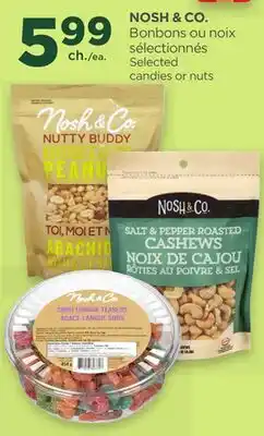 Proxim NOSH & CO. Selected candies or nuts offer