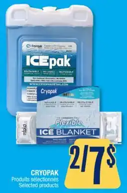 Jean Coutu CRYOPAK Selected products offer