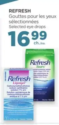 Proxim REFRESH Selected eye drops offer