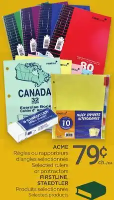 Proxim ACME Selected rulers or protractors FIRSTLINE, STAEDTLER Selected products offer
