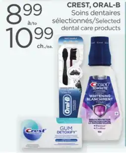 Proxim CREST, ORAL-B Selected dental care products offer