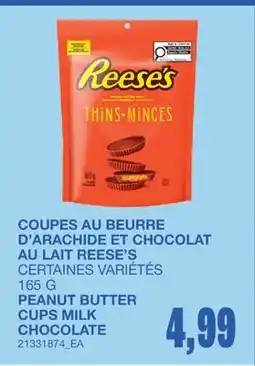 Wholesale Club COUPES AU BEURRE D'ARACHIDE ET CHOCOLAT AU LAIT offer