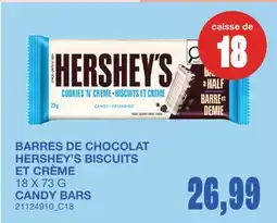 Wholesale Club BARRES DE CHOCOLAT BISCUITS ET CRÈME offer