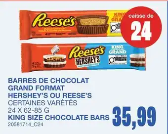 Wholesale Club BARRES DE CHOCOLAT GRAND FORMAT, 24 X offer