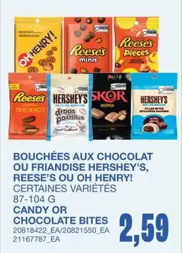 Wholesale Club BOUCHÉES AUX CHOCOLAT OU FRIANDISE offer