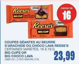 Wholesale Club COPUES GÉANTES AU BEURRE D'ARACHIDE OU CHOCO LAVA offer
