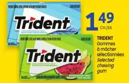 Uniprix TRIDENT Gommes à mâcher sélectionnées/Selected chewing gum offer