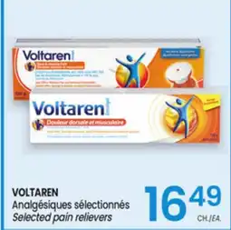 Uniprix VOLTAREN Analgésiques sélectionnés/Selected pain relievers offer