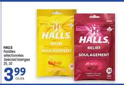 Uniprix HALLS Pastilles sélectionnées/Selected lozenges offer