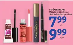 Uniprix L'OREAL PARIS, NYX Maquillage sélectionné/Selected makeup products offer