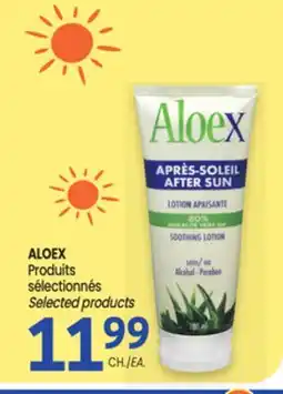 Uniprix ALOEX Produits sélectionnés/Selected sun products offer