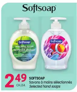 Uniprix SOFTSOAP Savons à mains sélectionnés/Selected hand soaps offer
