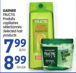 Uniprix GARNIER FRUCTIS Produits capillaires sélectionnés/Selected hair products offer
