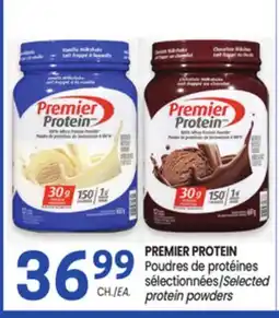 Uniprix PREMIER PROTEIN Poudres de protéines sélectionnées/Selected protein powders offer