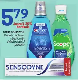 Uniprix CREST, SENSODYNE Produits dentaires sélectionnés / Selected dental products offer