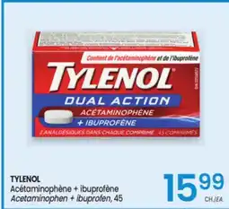 Uniprix TYLENOL Acétaminophène + ibuprofène/Acetaminophen + ibuprofen offer