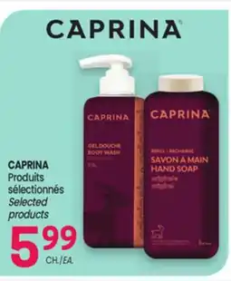 Uniprix CAPRINA Produits sélectionnés/Selected products offer