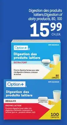 Uniprix Digestion des produits laitiers/Digestion of dairy products offer