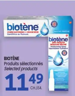 Uniprix BIOTÈNE Produits sélectionnés/Selected products offer