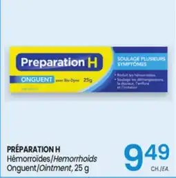 Uniprix PRÉPARATION H Hémorroïdes/Hemorrhoids Onguent/Ointment offer