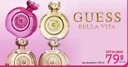 Uniprix GUESS BELLA VITA Eau de parfum offer
