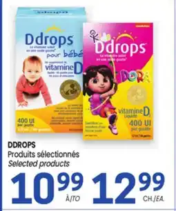 Uniprix DDROPS Produits/sélectionnés Selected products offer