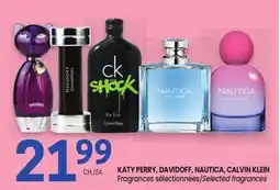 Uniprix KATY PERRY, DAVIDOFF, NAUTICA, CALVIN KLEIN Fragrances sélectionnées/Selected fragrances offer
