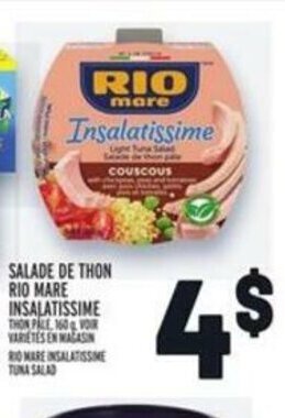 Metro Salade De Thon Rio Mare Insalatissime offer