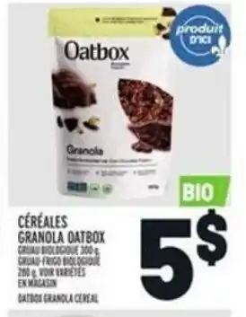 Metro Céréales Granola Oatbox offer