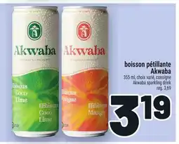 Metro BOISSON PÉTILLANTE AKWABA | AKWABA SPARKLING DRINK offer