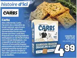 Metro CRAQUELINS AU LEVAIN CARBS | CARBS SOURDOUGH CRACKERS offer