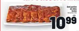 Metro DEMI PORTION DE CÔTES LEVÉES | HALF PORTION OF RIBS offer